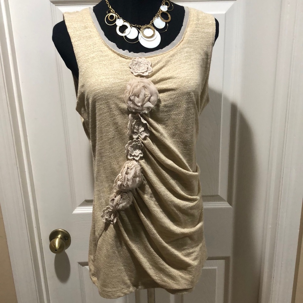 Alfani Gold Top